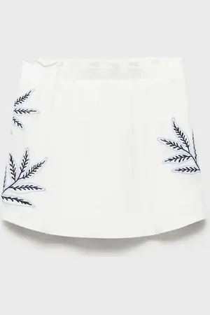 MANGO KIDS Falda pantalón detalle bordado 2 años