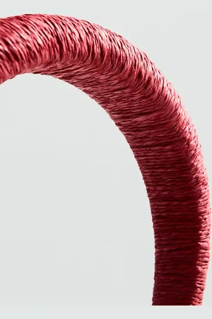 MANGO Diadema fibra natural Unitalla