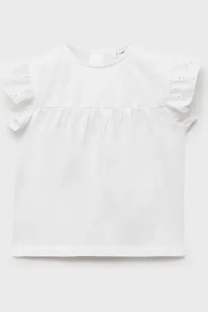 MANGO BABY Camiseta detalles calados 824 meses