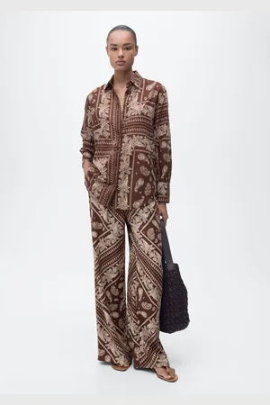 MANGO Camisa regular paisley