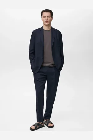MANGO AN Pantalón lino regular fit
