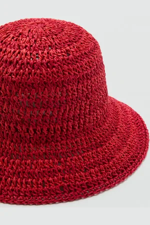 MANGO Sombrero bucket fibra natural Unitalla