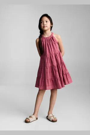 MANGO KIDS Vestido bordados volantes