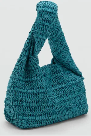 MANGO TEEN Bolso mano fibra natural Unitalla