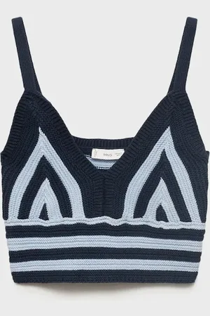 MANGO TEEN Top punto crochet