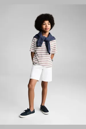 MANGO KIDS Camiseta algodón rayas 6 años
