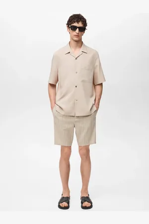 MANGO AN Camisa lyocell bolsillo CH
