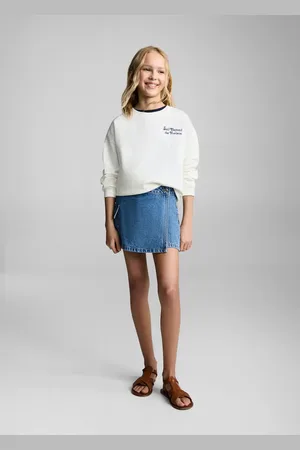 MANGO KIDS Sudadera algodón mensaje 6 años