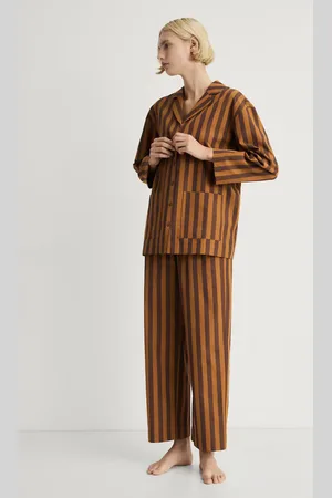 MANGO Camisa larga raya tejida bicolor