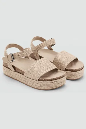 MANGO TEEN Sandalia trenzada yute 2