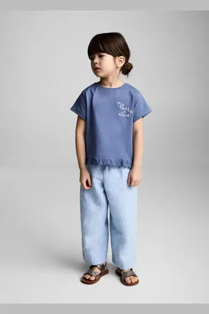 MANGO BABY Camiseta bordada algodón 4 años