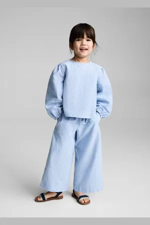 MANGO BABY Pantalón algodón rayas 2 años