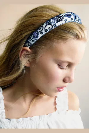 MANGO KIDS Diadema abalorios bordados Unitalla