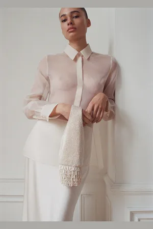MANGO Bolso mano bordado pedrería Unitalla