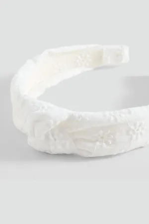 MANGO KIDS Diadema algodón nudo Unitalla