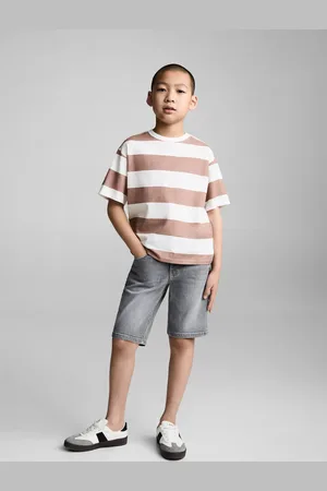 MANGO KIDS Camiseta algodón rayas 2 años