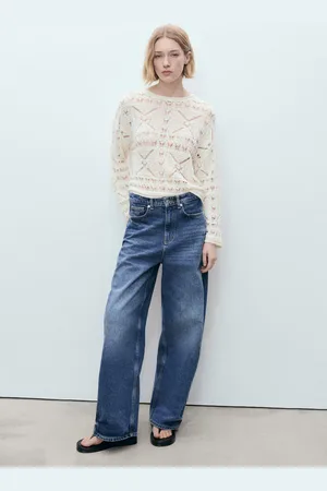 MANGO Jersey oversize punto calado