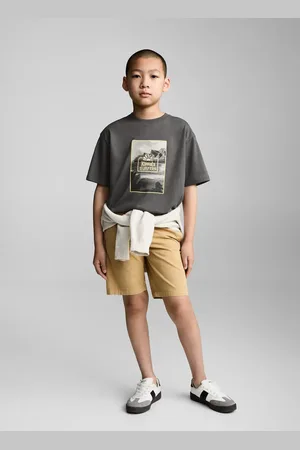 MANGO KIDS Camiseta algodón estampado 2 años