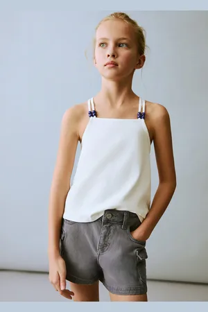 MANGO KIDS Camiseta detalle abalorios 4 años