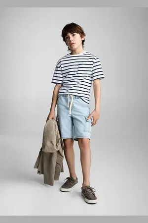 MANGO KIDS Camiseta algodón rayas 8 años