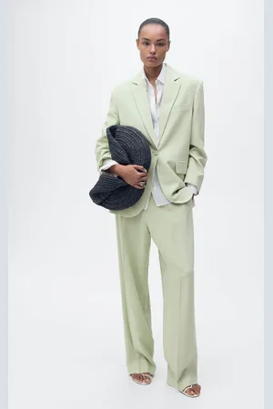 MANGO Pantalón traje recto