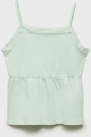 MANGO KIDS Top detalle bordado suizo 4 años