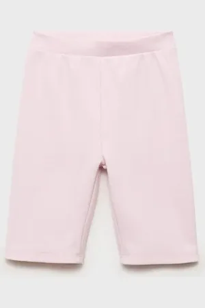 MANGO KIDS Leggings cortos canalé 8 años