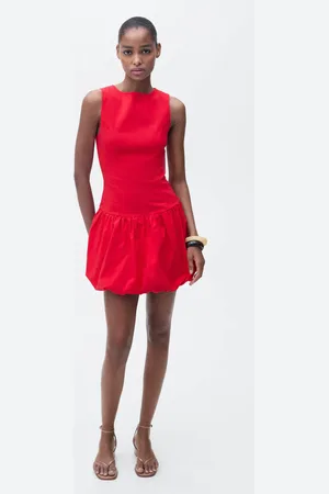 MANGO Vestido corto efecto globo