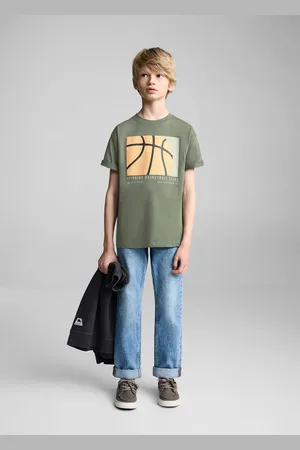 MANGO KIDS Camiseta algodón estampado 2 años