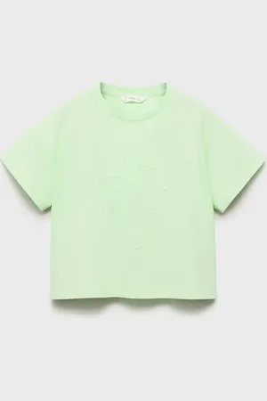 MANGO KIDS Camiseta espalda cruzada palmera 6 años