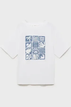 MANGO KIDS Camiseta algodón estampada 4 años