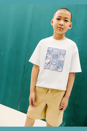 MANGO KIDS Camiseta estampada surf 4 años