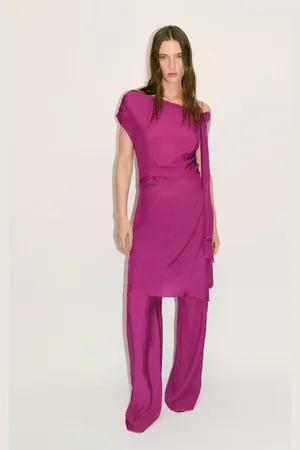 MANGO Top largo detalle flor