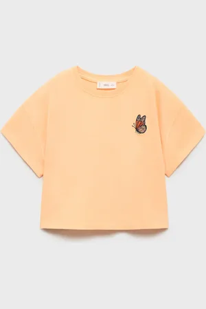 MANGO KIDS Camiseta crop estampada 6 años