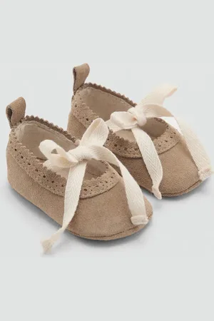 MANGO BABY Bailarinas piel lazo 8