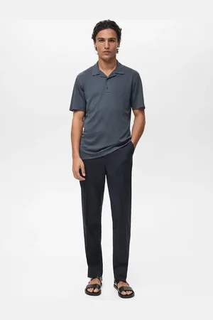 MANGO AN Polo cuello bowing lyocell CH