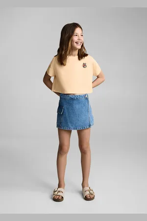MANGO KIDS Camiseta crop estampada 6 años