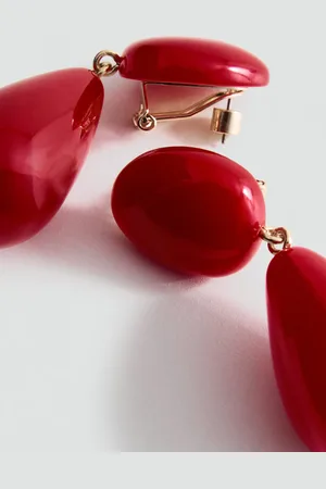 MANGO Pendientes gota resina Unitalla
