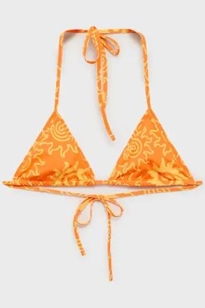 MANGO Top bikini estampado