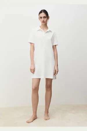 MANGO Camisón algodón terry