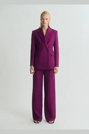 MANGO Pantalón traje recto