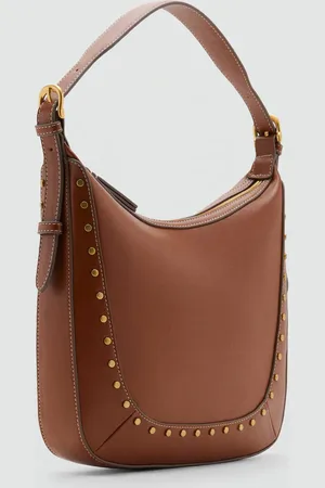 MANGO Bolso hombro tachuelas Unitalla