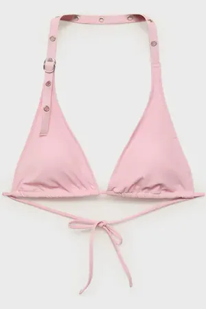 MANGO Top bikini tira hebilla eyelets