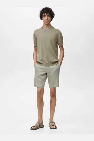 MANGO AN Camiseta punto fino algodón CH