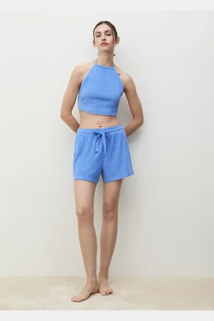 MANGO Shorts algodón rizo CH
