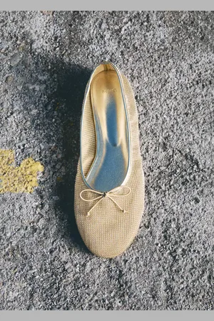 MANGO Bailarina mesh lazo 2