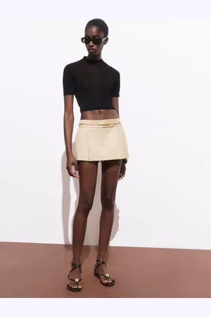 MANGO Ini falda pantalón tablas