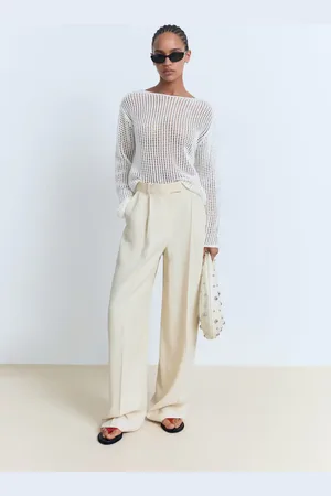 MANGO Jersey crochet manga larga