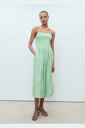 MANGO Vestido midi evasé