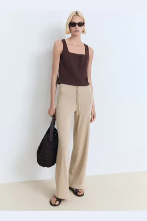 MANGO Pantalón punto recto